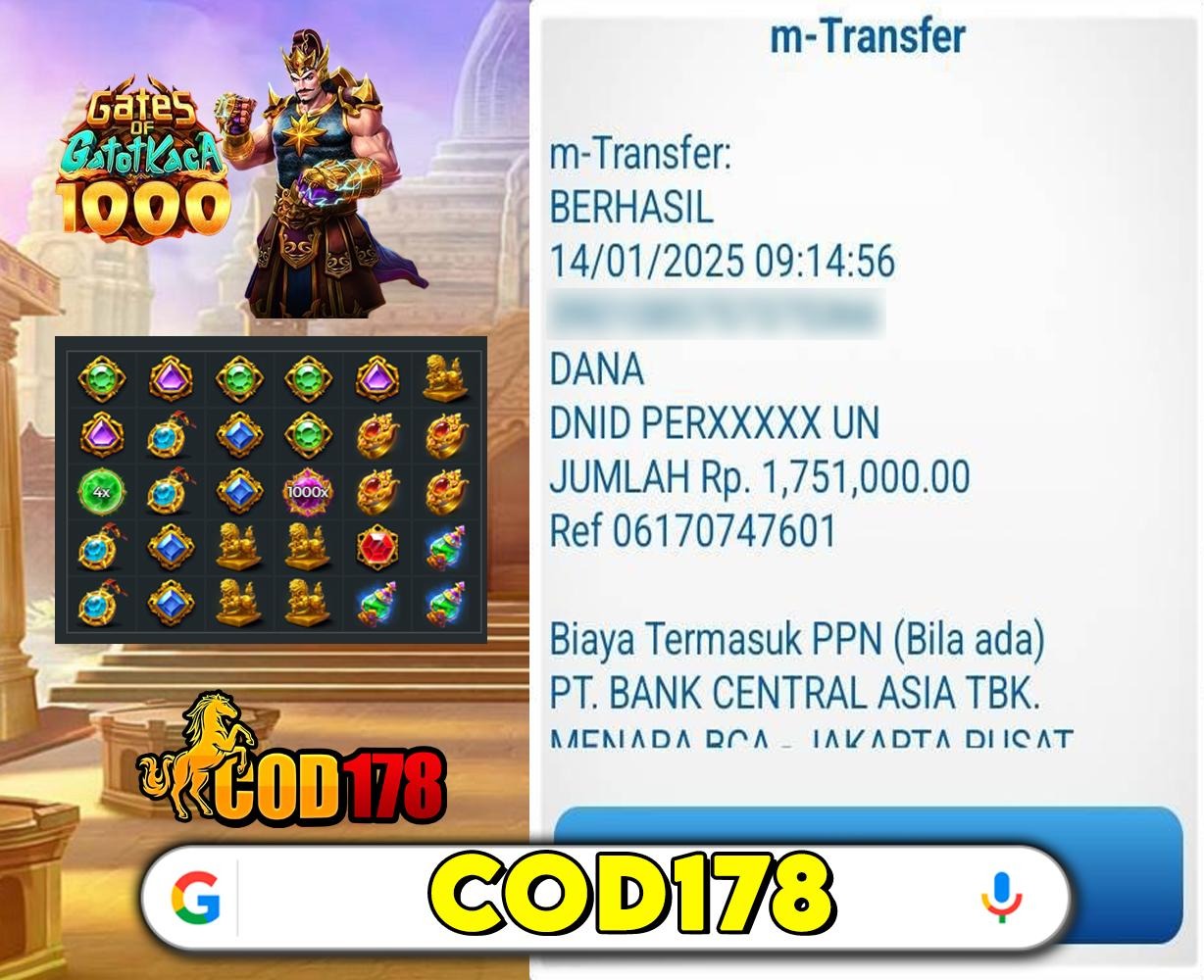 Gates of Gatotkaca 1000: Raih Kemenangan Besar di COD178!
