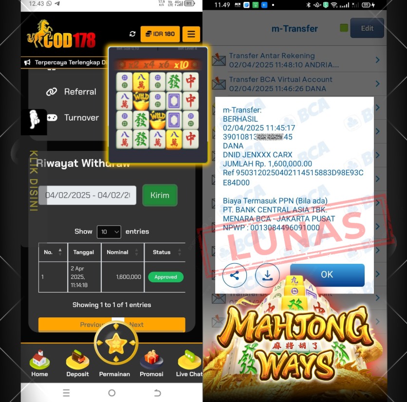 !! Mahjong ways 1 !!